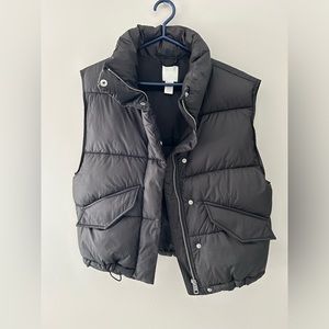 H&M sleeveless puffer jacket